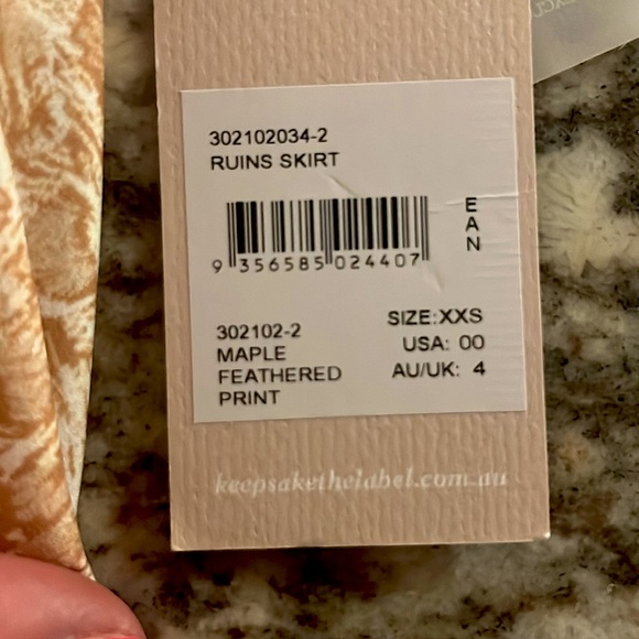 Keepsake Ruins Midi Skirt | NWT! | XXS - Picture 12 of 12